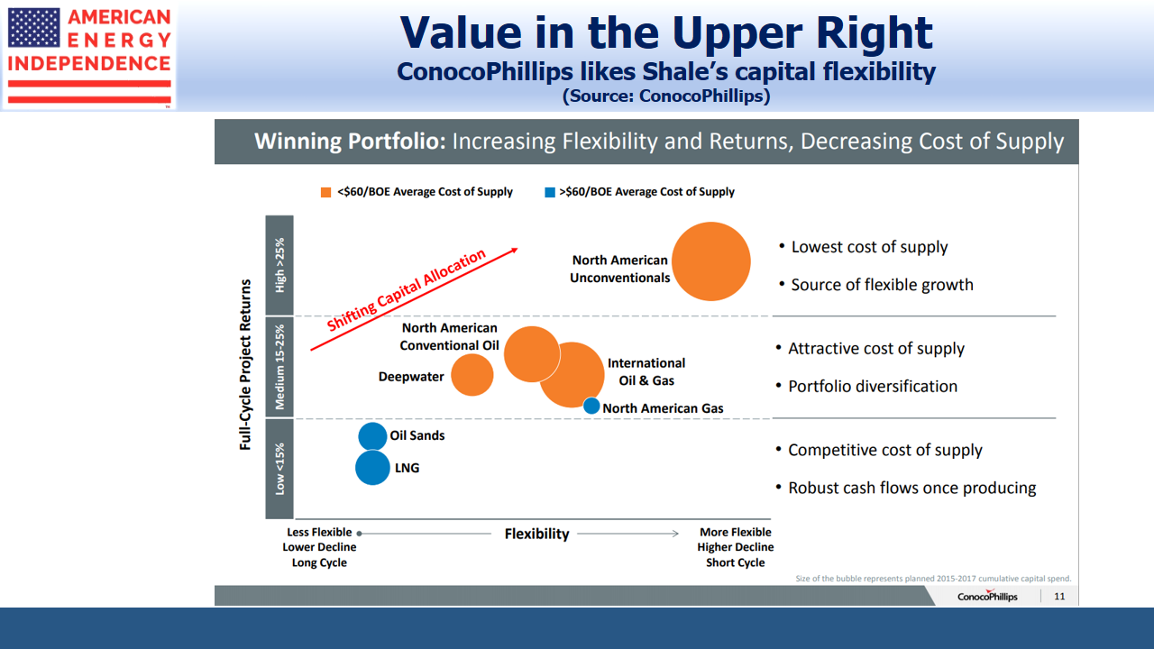 Shales Capital Flexibility